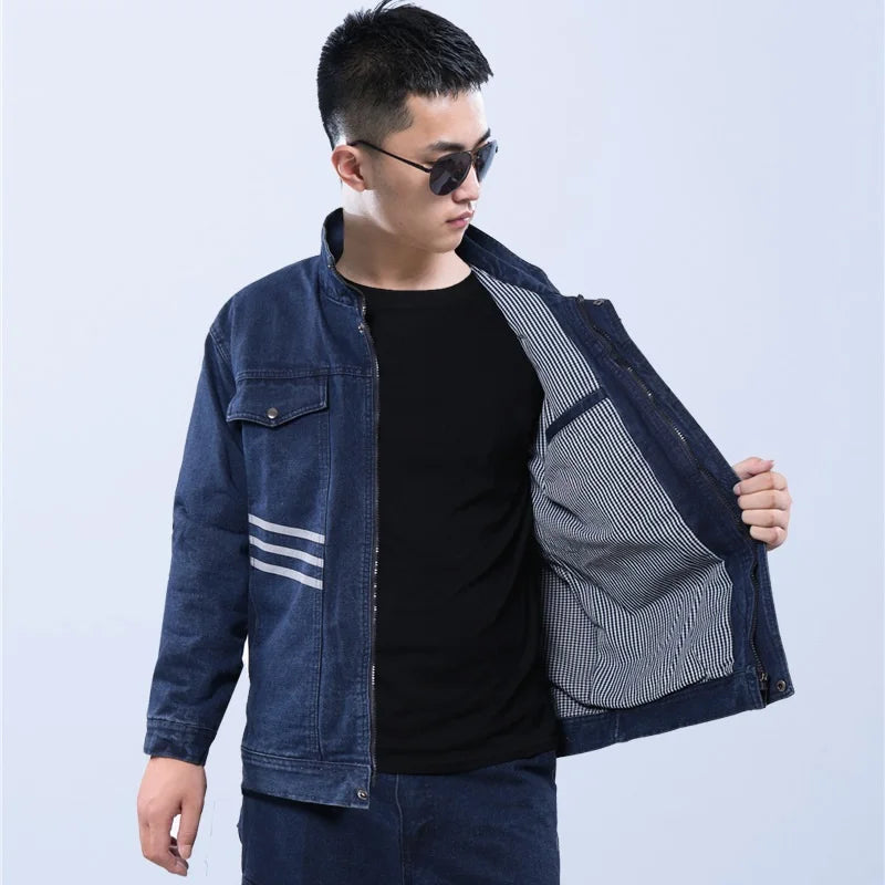 Welder Protective Clothing Hi Vis Thick Welding Suit