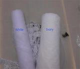 White Ivory Meters Long Full Edge Lace Wedding