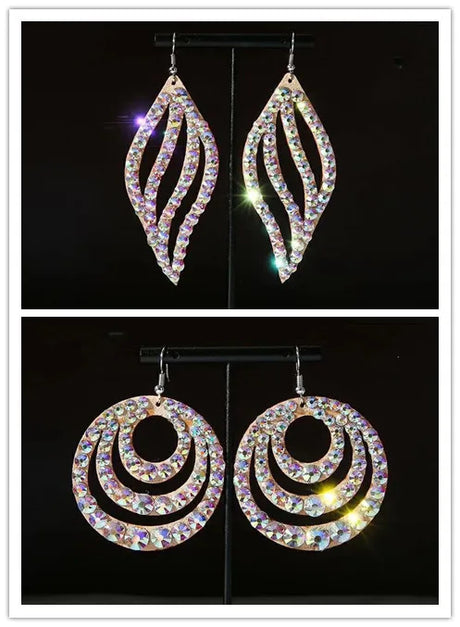 Wholesale Crystal Rhinestone Earrings