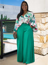Wmstar Two Piece Set Women Print Shirts Tops