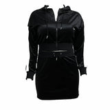 Wmstar Women Clothes Velvet Sweatsuit Two Piece Set