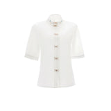 Woman Ming Dynasty Hanfu Horse Face Skirt Chinese