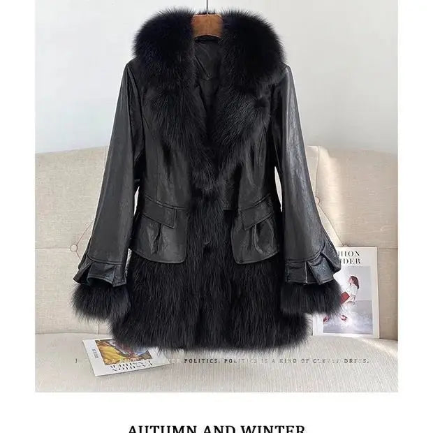 Women Winter New Imitation Fox Fur Simulation Leather