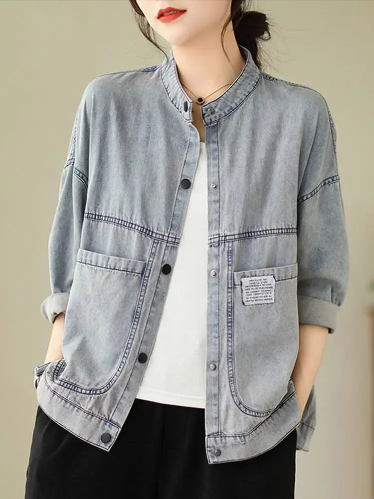 Women Casual Denim Jackets New Arrival Autumn Korean