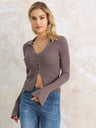 Women Fashion Knitted Cardigan Tops Solid Color Long