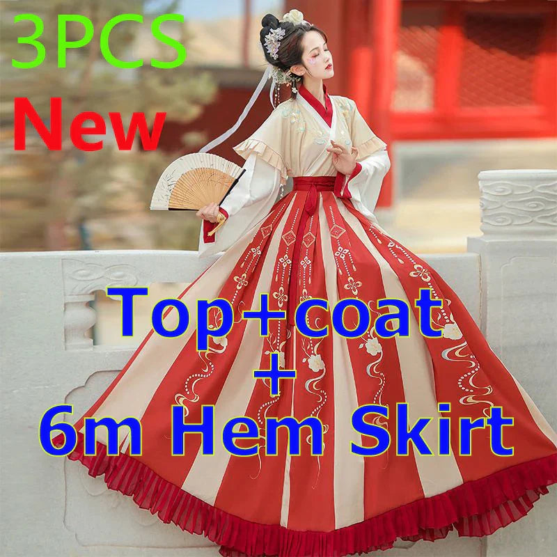 Women Hanfu Dress Traditional Chinese Cloth Outfit Ancient