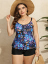 Women Printed Bikini Conservative Swimwears Female Beach Style