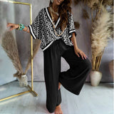 Women’s Fashion Print Tracksuit Set