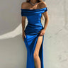 Women' Formal Dresses Fashion Solid Color Off Shoulder