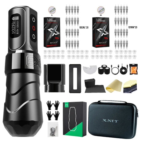 Xnet Flux Max Wireless Tattoo Machine Kit Rotary