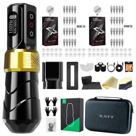 Xnet Flux Max Wireless Tattoo Machine Kit Rotary