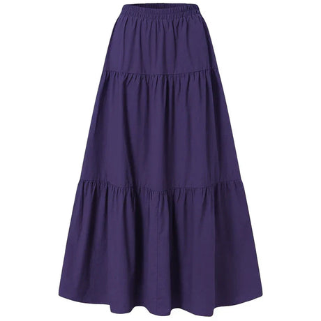 Yk Aesthetic Fairycore Vintage Pleated Skirt Korean Fashion
