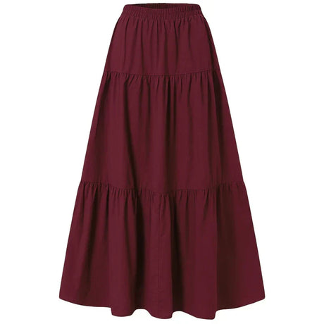 Yk Aesthetic Fairycore Vintage Pleated Skirt Korean Fashion