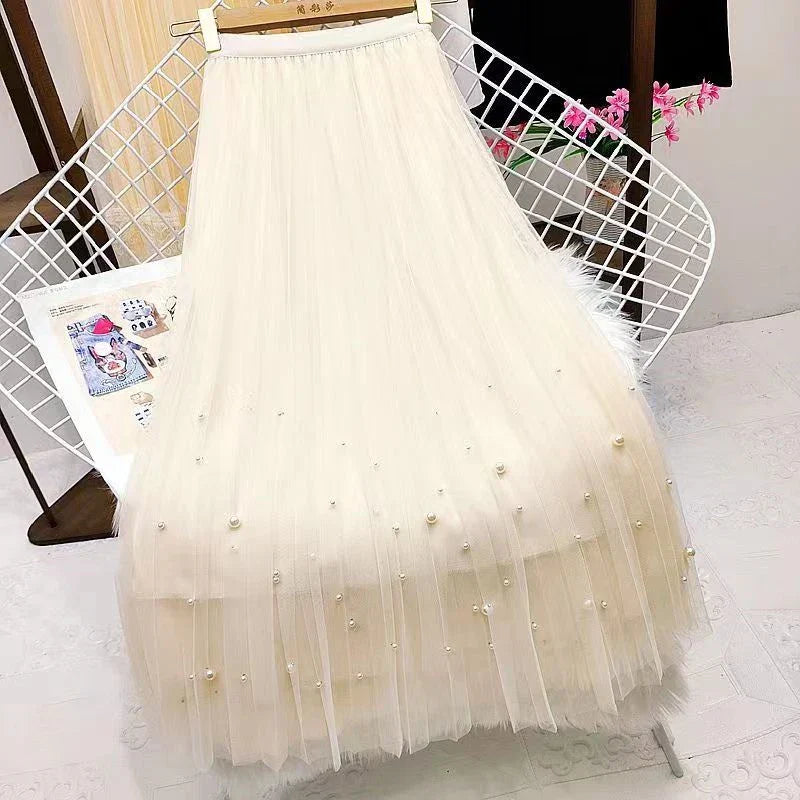 Yk Korean Style Fashion Harajuku Long Skirt Autumn