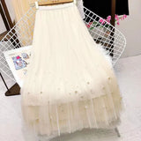 Yk Korean Style Fashion Harajuku Long Skirt Autumn