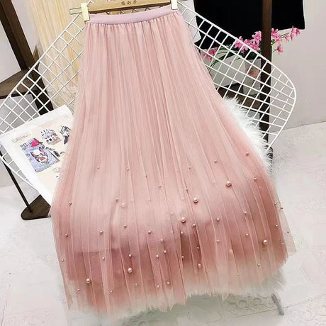 Yk Korean Style Fashion Harajuku Long Skirt Autumn