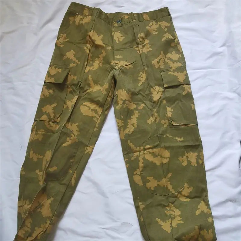 Yellow Flower Camouflage Uniform Tajikistan Military Suit Jacket