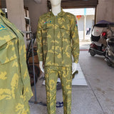 Yellow Flower Camouflage Uniform Tajikistan Military Suit Jacket
