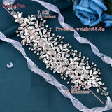 Youlapan Sh349 Elegant Wedding Dresses Belt Alloy Flower