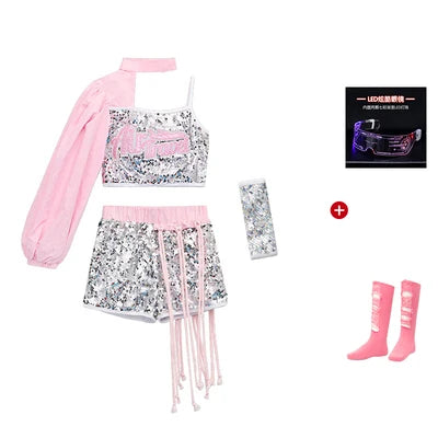 Jazz Dance Hip-Hop Costume Urban Dance Girl