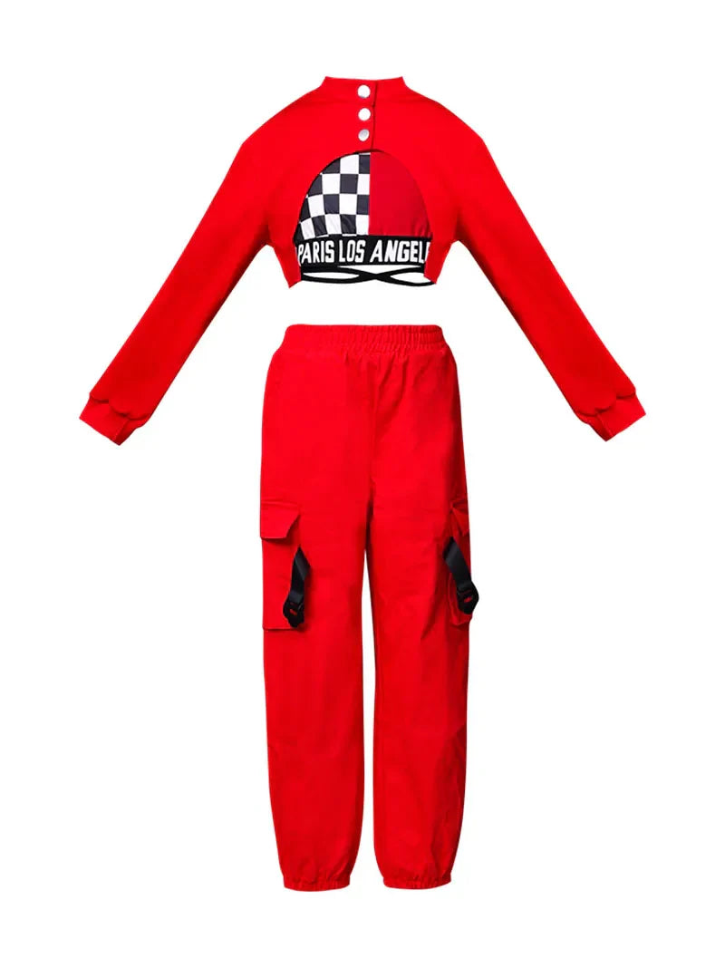 K-Pop Stage Outfits Urban Dance Girl Clothes