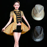 Stage Costume Red Tassels Bikini Costumes Nightclub Bar