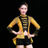 Stage Costume Red Tassels Bikini Costumes Nightclub Bar