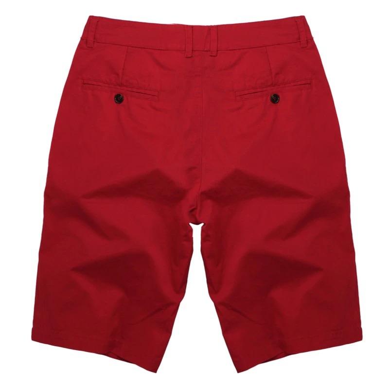 Red Chino Shorts