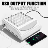 Upgraded Nail Vacuum Cleaner Powerful Professional Nail Dust